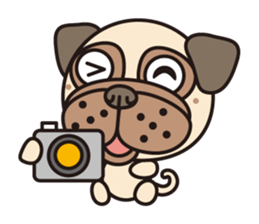 Love Pug World sticker #12964782