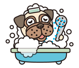 Love Pug World sticker #12964784