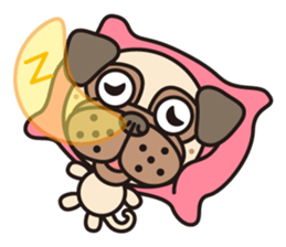 Love Pug World sticker #12964785
