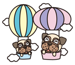 Love Pug World sticker #12964788