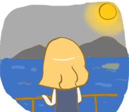 Hui and her turkey neck sticker #12964886