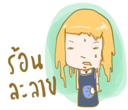 Hui and her turkey neck sticker #12964901