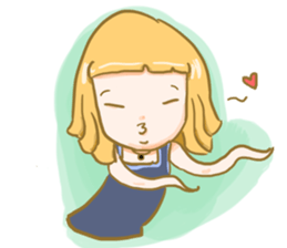 Hui and her turkey neck sticker #12964905