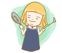 Hui and her turkey neck sticker #12964906