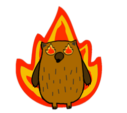 Brobrown wolf sticker #12964920