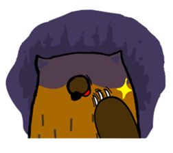 Brobrown wolf sticker #12964922