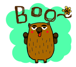 Brobrown wolf sticker #12964923