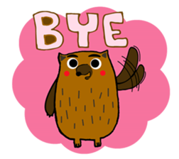 Brobrown wolf sticker #12964925