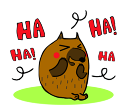 Brobrown wolf sticker #12964932