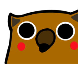 Brobrown wolf sticker #12964938