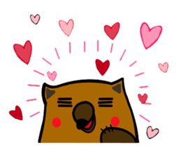 Brobrown wolf sticker #12964940
