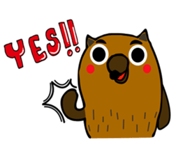 Brobrown wolf sticker #12964943