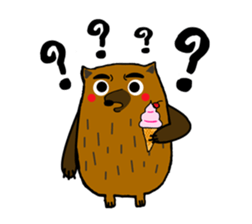 Brobrown wolf sticker #12964953