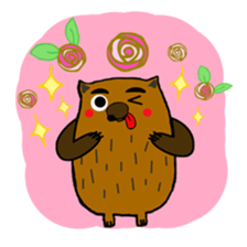 Brobrown wolf sticker #12964957
