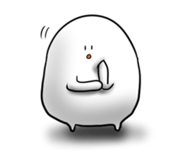 White Chick Stickers #2 sticker #12965090