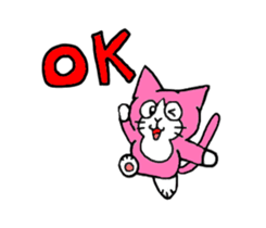 magical cat momonya sticker #12965118