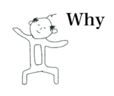 strange man (tubuyaki) sticker #12965462