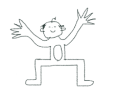 strange man (tubuyaki) sticker #12965466