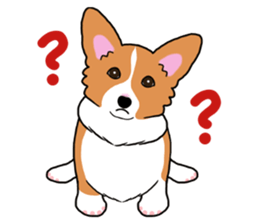 Pembroke Welsh Corgi and good friends sticker #12965521
