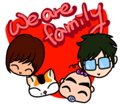 A-Liang-Mei & Family sticker #12965633