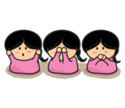 Cute Girl 2 sticker #12966046