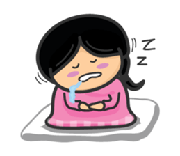 Cute Girl 2 sticker #12966059