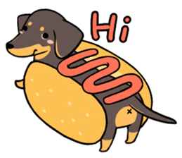 Dachshund Kuji sticker #12966159