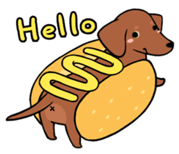 Dachshund Kuji sticker #12966161