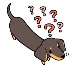 Dachshund Kuji sticker #12966188