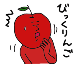 Funny vegetables and fruits2 sticker #12966361