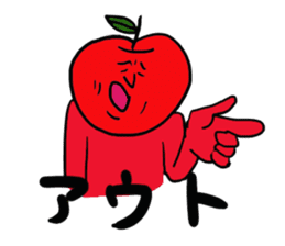 Funny vegetables and fruits2 sticker #12966368