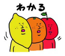 Funny vegetables and fruits2 sticker #12966369