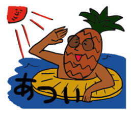 Funny vegetables and fruits2 sticker #12966382