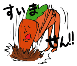 Funny vegetables and fruits2 sticker #12966383