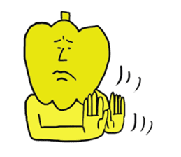 Funny vegetables and fruits2 sticker #12966391