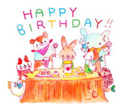 Watercolor everyday Sticker sticker #12966509