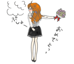 Daily life of girls! sticker #12966995