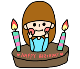 May girl sticker #12967218