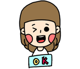 May girl sticker #12967237