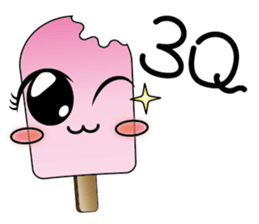 so cute ice cream sticker #12967424
