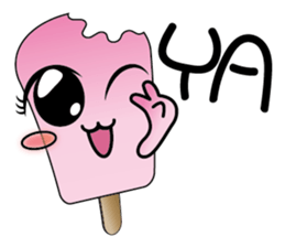 so cute ice cream sticker #12967427
