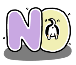 Daily black Shiba sticker #12967448