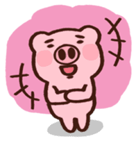 hodor pig sticker #12967645