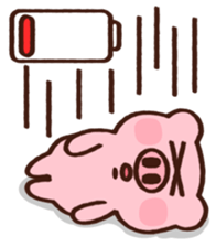 hodor pig sticker #12967652