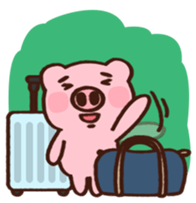 hodor pig sticker #12967655