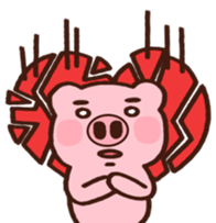 hodor pig sticker #12967658