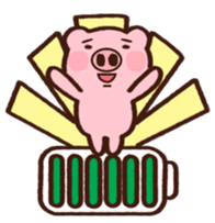 hodor pig sticker #12967674