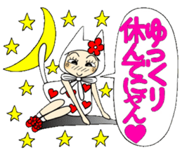 Castor bean-chan 60 cat Hen 2 sticker #12967875