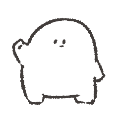 white and round something