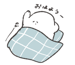 white and round something sticker #12968359